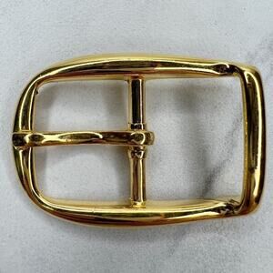 Vintage Gold Tone Simple Basic Belt Buckle for up to 1 Inch Belt